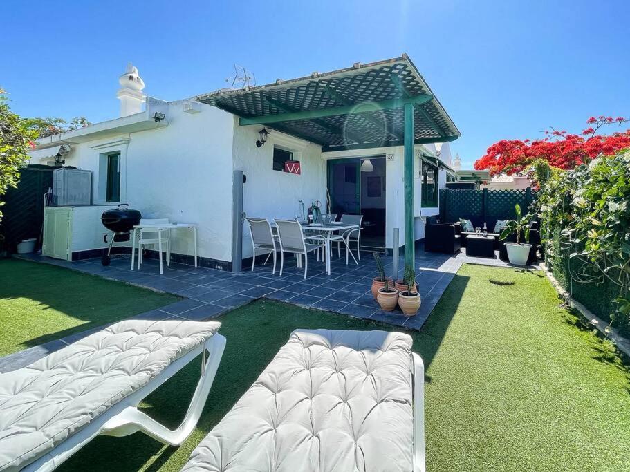 Cozy & Modern Bungalow W/Private Garden Bbq+Wifi Maspalomas  Extérieur photo